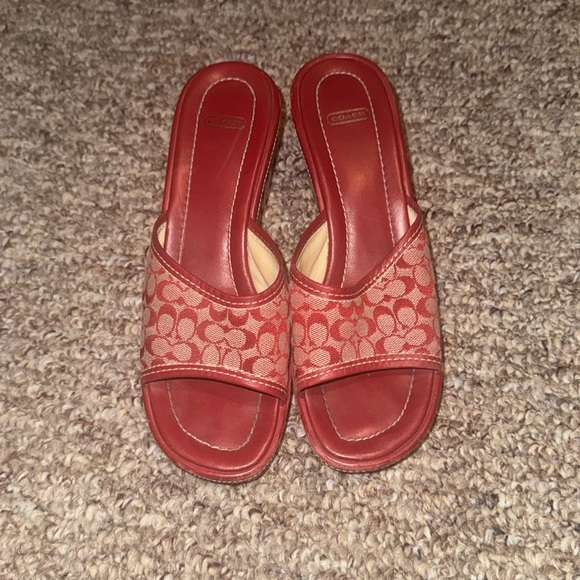 Coach wedges 8.5W - Picture 1 of 4